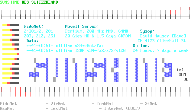 SUNSHINE BBS Switzerland